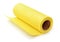 Rolls of yellow felt fabric