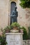 ROMA, ITALY - AUGUST 2018: Monument to Saint Francesco in Tivoli, Italy