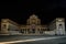 ROMA, ITALY - AUGUST 2018: Night Church Pontificio Santuario Madonna delle Grazie in Nettuno, Italy