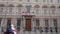 Roma, Italy. View of the facade of the Palazzo Madama seat of the Senate of the Italian Parliament