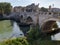 Roma - Ponte Sant`Angelo dal Lungotevere Castello