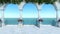 Roman 3D render design classic relax romantic classic sea view terrace anceint style front view