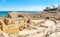 Roman amphitheater Coliseum in Tarragona