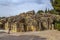 Roman amphitheater at Italica, Spain