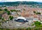 Roman amphitheater in the old town of Vienne, France