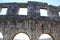 Roman amphitheater Pula. Arena ancient Roman times.