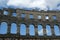 Roman Amphitheater, view of the Arena (colosseum) in Pula, Croatia