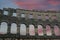 Roman Amphitheater, view of the Arena (colosseum) in Pula, Croatia