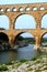 Roman ancient aqueduct