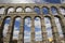 Roman aquaduct in Segovia, Spain