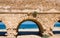 The Roman aqueduct of Caesarea near Hadera, Israel.