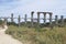 Roman aqueduct on island Lesbos,Greece