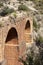 Roman aqueduct over ravine