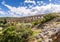 Roman aqueduct, Pont du Gard, Gard, Occitanie, France