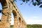 Roman aqueduct Pont du Gard in southern France
