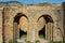 Roman arches in the ancient Roman city of Djemila.