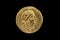Roman Aureus Gold Coin replica of Julius Caesar with a probable head of the goddess Venus