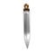 Roman Battle Gladius Sword on white. 3D illustration