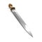 Roman Battle Gladius Sword on white. 3D illustration