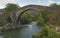 The roman bridge, Cangas de Onis, Asturias, Spain