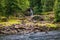 `Roman Bridge` in Glen Lyon, Perthshire, Scotland.