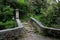 Roman bridge over the Deglio canal in the Apuan Alps