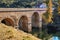 Roman bridge over river Erges