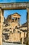 The Roman Capitol at Dougga. UNESCO heritage site in Tunisia