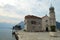 Roman Catholic church of Virgin Mary on Our Lady on the Rocks islet in the bay of Kotor, Montenegro