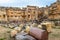 Roman city ruins of the ancient Baalbek in Lebanon