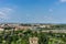 Roman Cityscape, Panaroma viewed from the top of Saint Peter\\\'s square basilica, Palace of the Governorate of Vatican City State