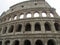 The Roman Coliseum is the largest amphitheater in the world, Italy.