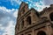 Roman colloseum close-up picture