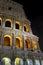 The Roman Colosseum, a place where gladiators fought as well as being a venue for public entertainment, Rome