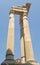 Roman Columns near the Marcello Theatre on a sunny day with blue sky Rome Italy