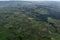 Roman countryside farms aerial view