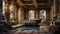 Roman Elegance Unveiled: An Illustration of an Ancient Roman Bathhouse