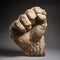 Roman Fist Carving In The Style Of Phyllida Barlow And Lois Greenfield