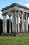 Roman folly in grounds of english estate