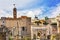 Roman Forum Arch Capatoline Hill Columns Rome Italy