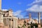 Roman Forum columns, temples and churches