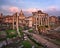 Roman Forum Foro Romano in the Evening, Rome, Italy