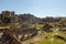 The Roman Forum Forum Romanum or Foro Romano. No people. Rome,