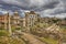 The roman forum in rome. HDR image.