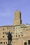 Roman Forum in Rome, Italy. Famous panorama with ancient architecture.