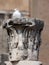 Roman forums, columns, pilasters element with the seagull, Rome, Italy