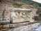 Roman funarary urn in Efesus, Turkey