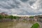 The Roman landscape with clouds