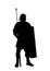 Roman legionary 1 century b.c. silhouette