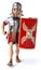 Roman legionary soldier